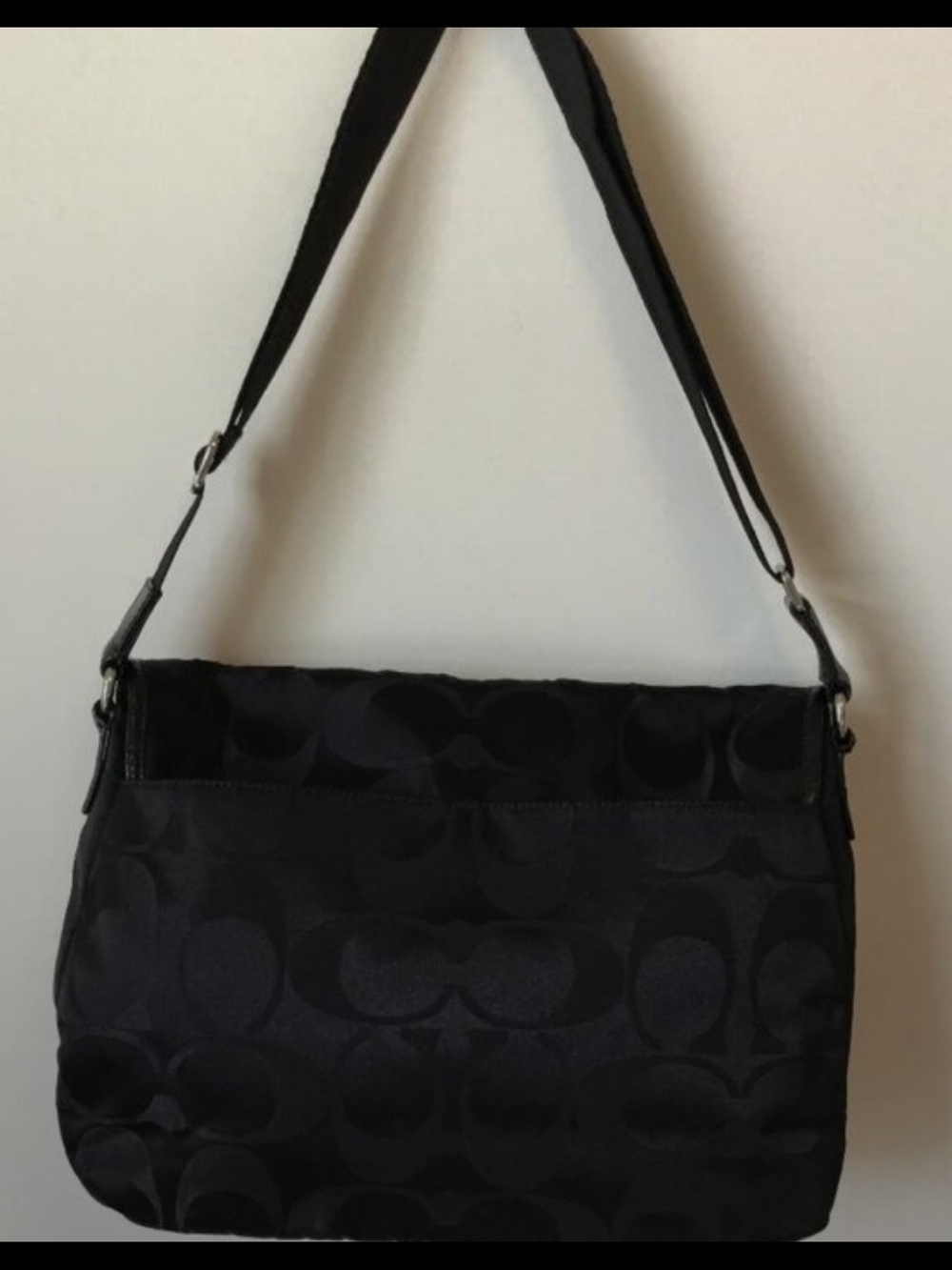 Coach Signature Crossbody Messenger Bag - Picture 2 of 9